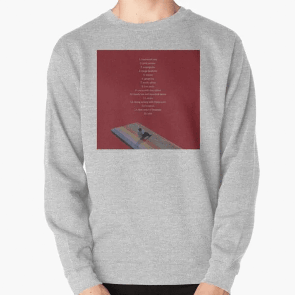 The Melodic Blue Red Color Scheme Sweatshirt Baby Keem Album Cover Graphic Merch Music Fans Gift