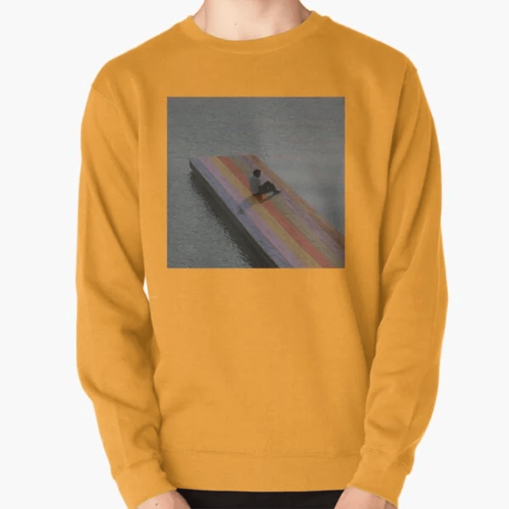 The Melodic Blue Sea Theme Sweatshirt Hip Hop Album Sweatshirt Graphic Clothing Line