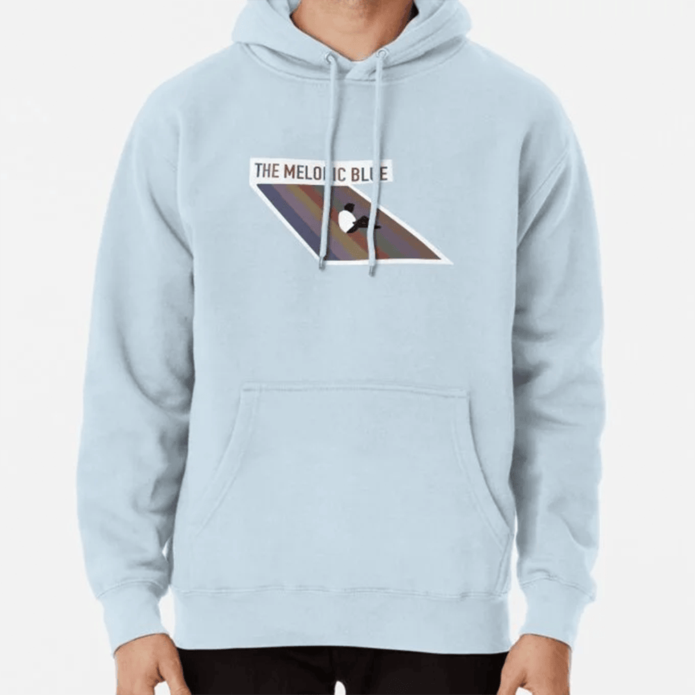 The Melodic Blue Sticker Design Hoodie Baby Keem Merch Gift For Rap Fans