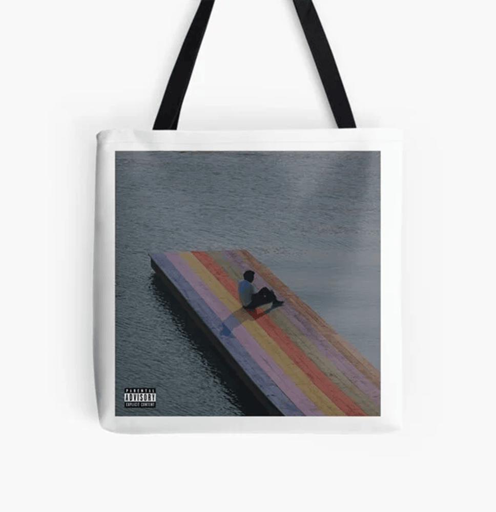 The Melodic Blue Tote Bag Baby Keem Album Cover Graphic Merch Gift Ideas For Music Lovers