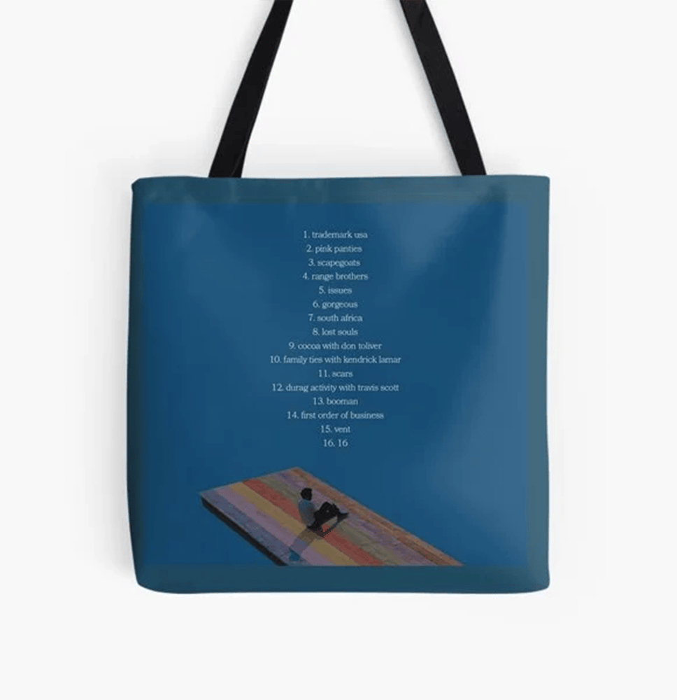 The Melodic Blue Tracklist Baby Keem Tote Bag Baby Keem 2026 Tour Merch Good Gift For Fans