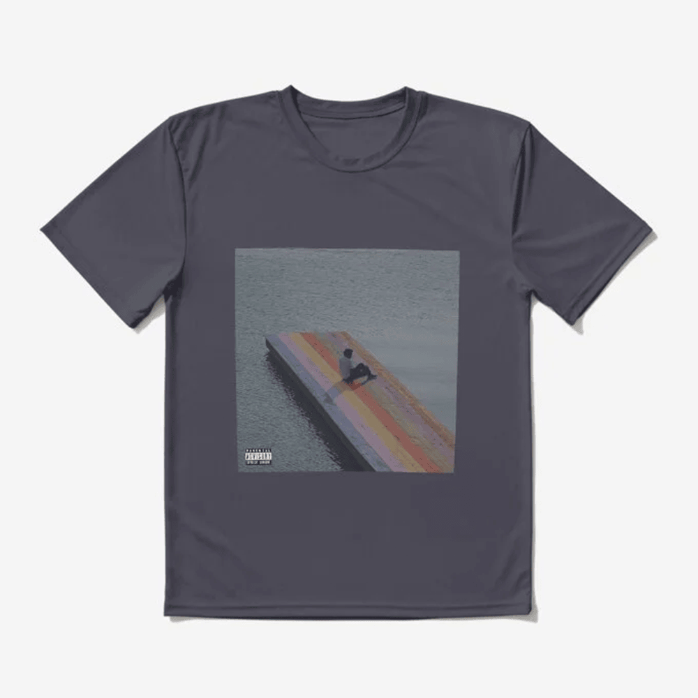 The melodic Blue y Active Lifestyle Graphic T-Shirt Hip Hop Graphic Tee Gift For Rapper Fans