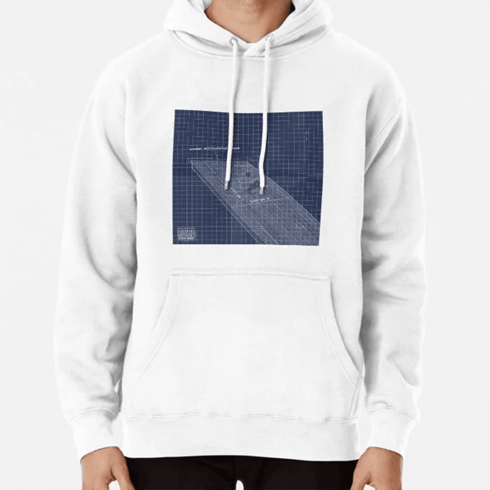 The Melodic Blueprint Blueprint Design Of The Melodic Blue Album Cover Hoodie Gift For Hip Hop Fans