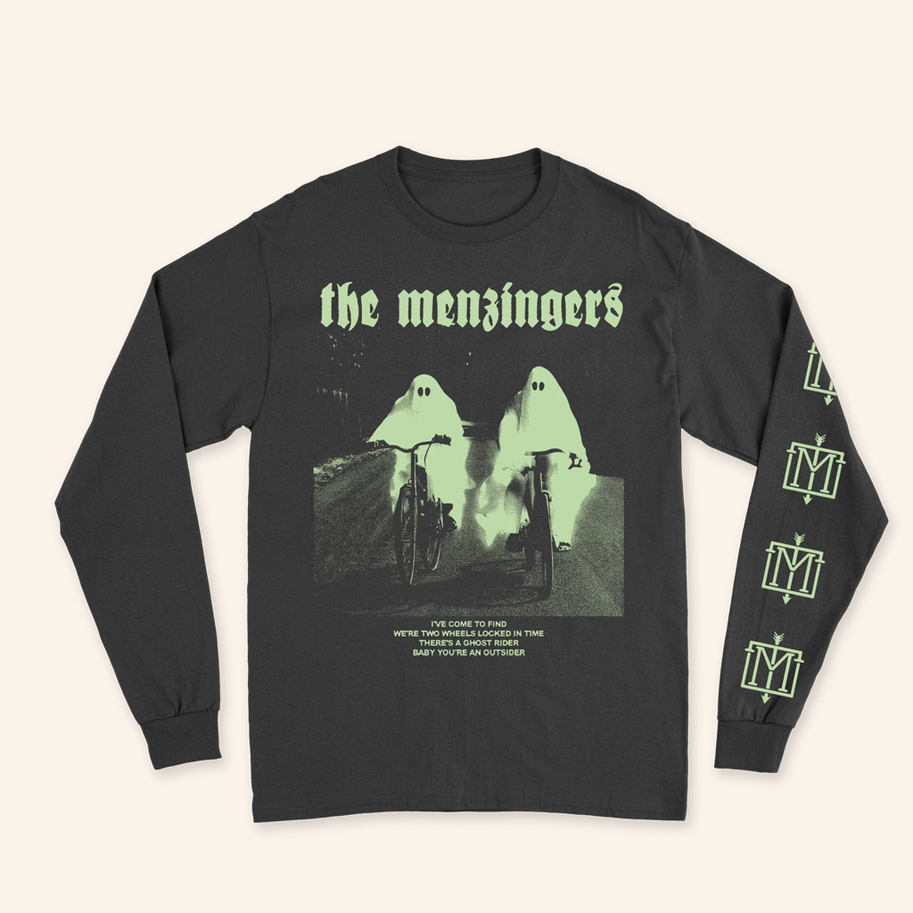 The Menzingers Merch Ghost Long Sleeve T-Shirt Gifts For Friends The Menzingers Merch Ghost Long Sleeve T-Shirt Gifts For Friends