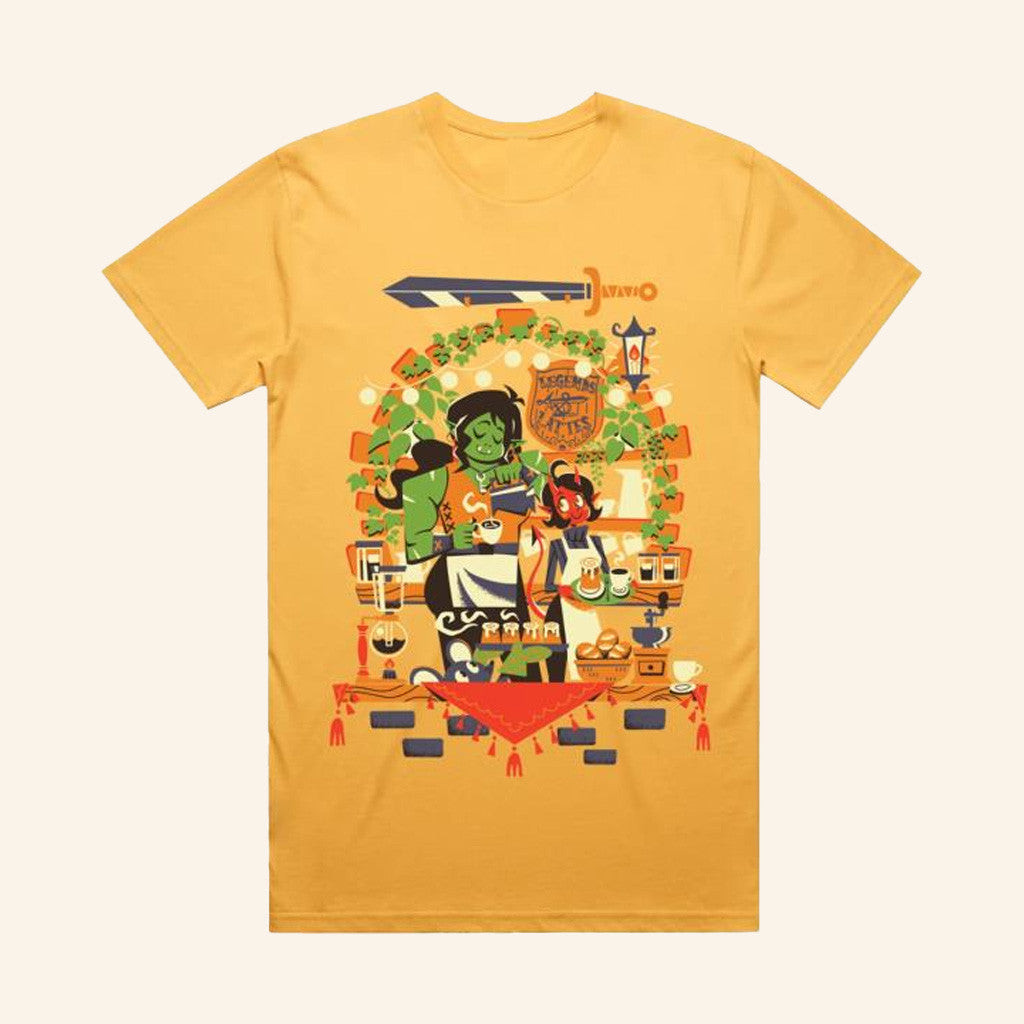 The Merch Guild Legends And Lattes T-Shirt Gifts For Friends The Merch Guild Legends And Lattes T-Shirt Gifts For Friends