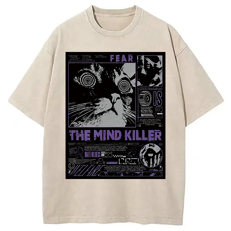 The Mind Killer Washed T-Shirt Funny Aesthetic Trendy Apparel Gifts For Best Friend The Mind Killer Washed T-Shirt Funny Aesthetic Trendy Apparel Gifts For Best Friend