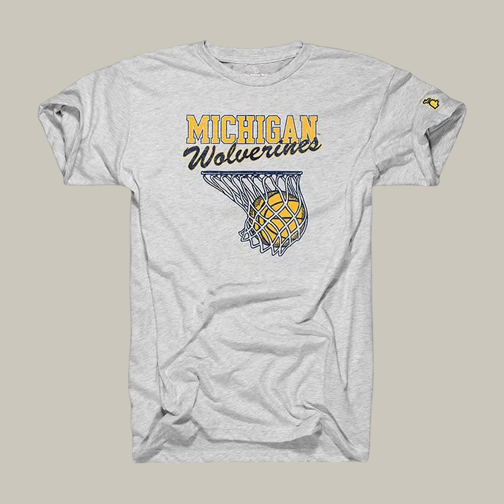 The Mitten State Michigan Wolverines Basketball T-Shirt March Madness Final Four Shirt Fan Gear