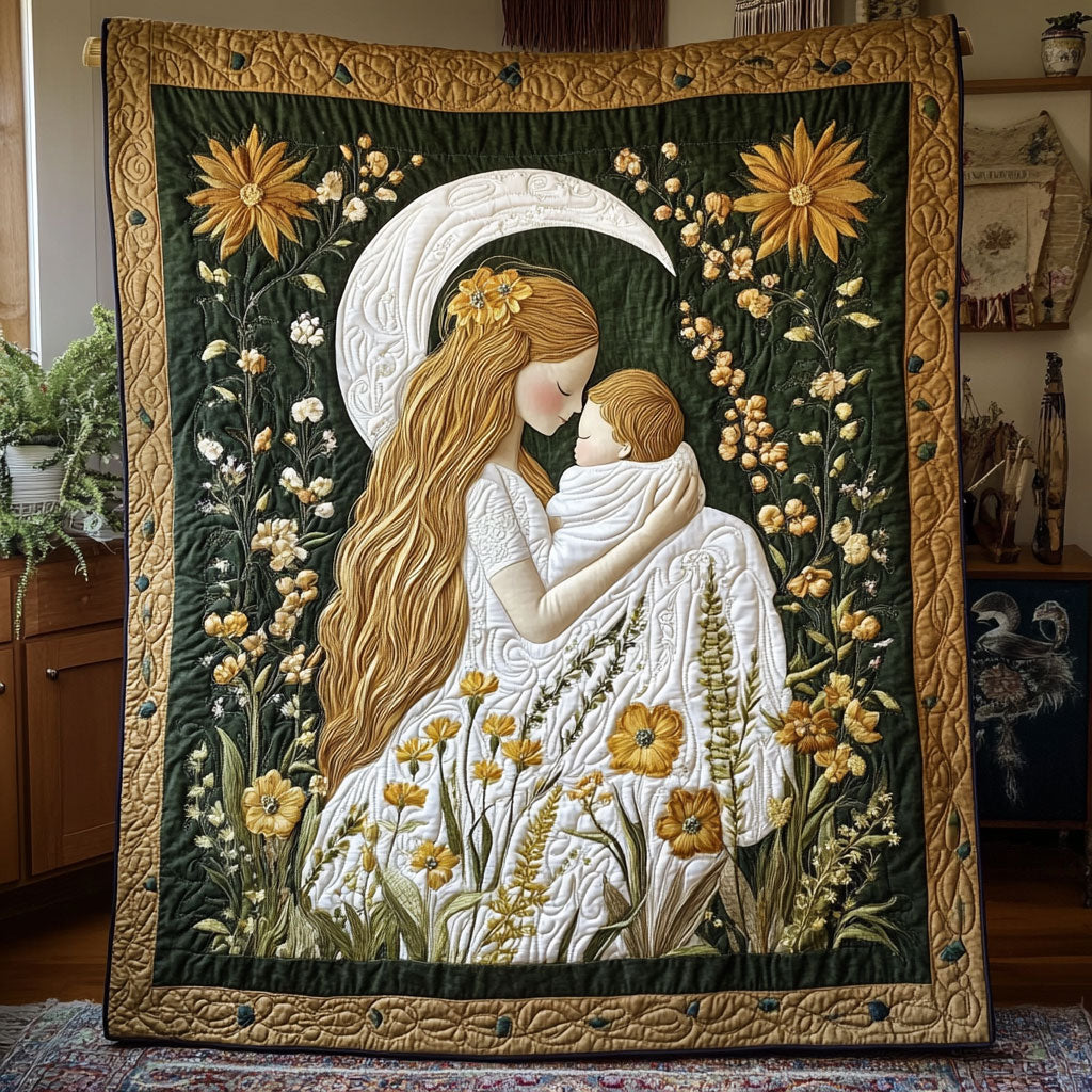 The Mother's Lullaby Quilt Blanket Bedroom Decor Special Gift Ideas For Mother