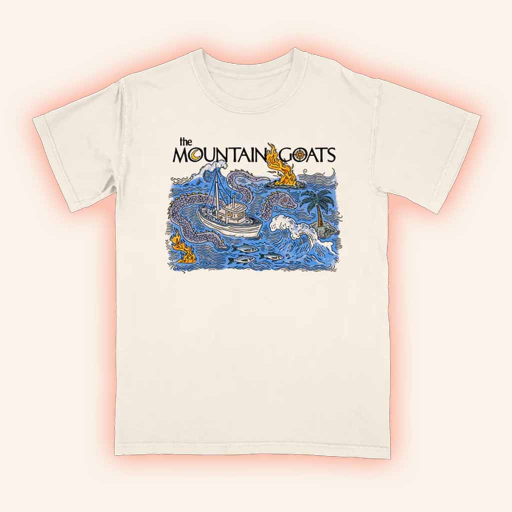 The Mountain Goats Merch Sea Monster Ivory T-Shirt Birthday Gift For Him The Mountain Goats Merch Sea Monster Ivory T-Shirt Birthday Gift For Him