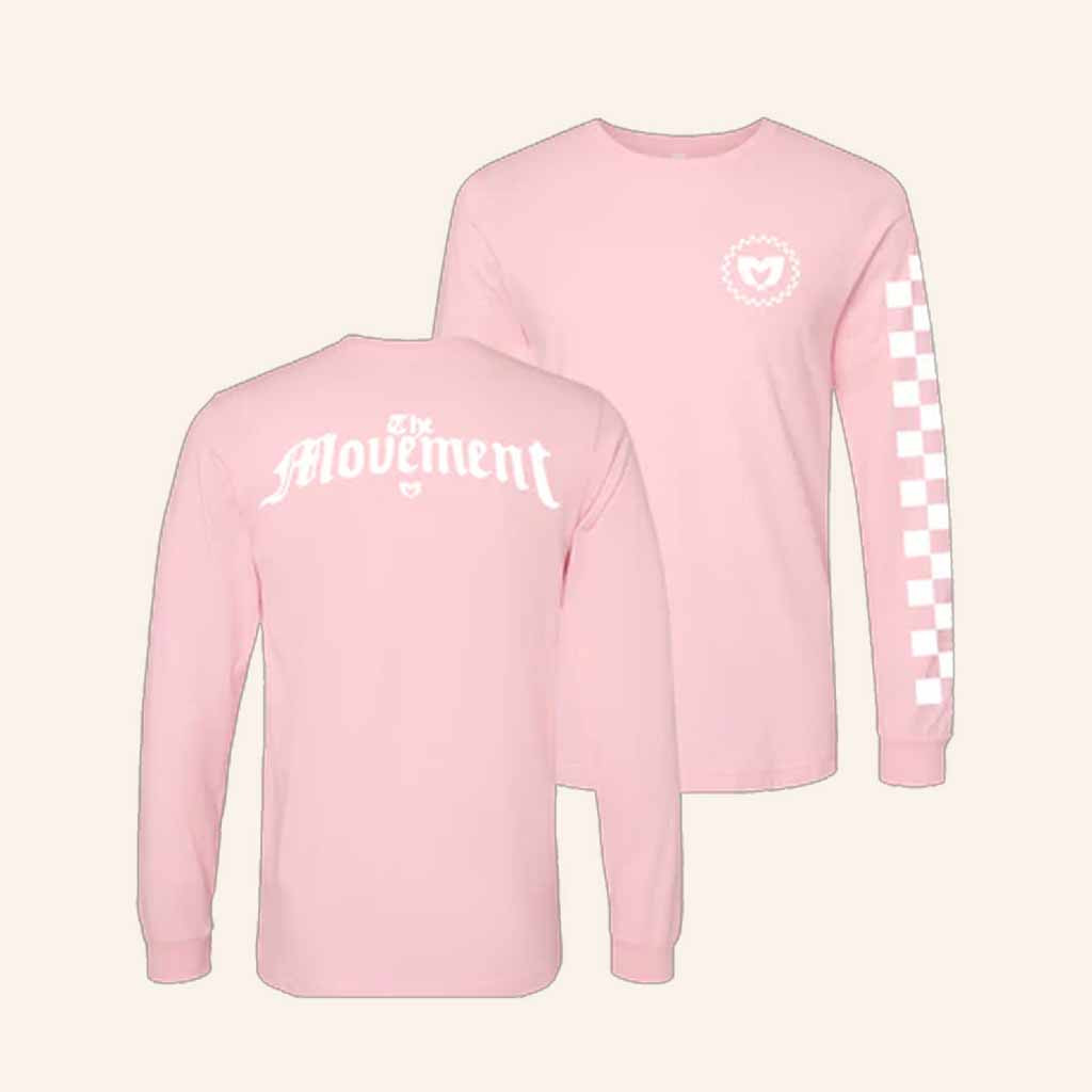 The Movement Merch Checker Brand Long Sleeve Shirt Cool Gifts For Music Lovers