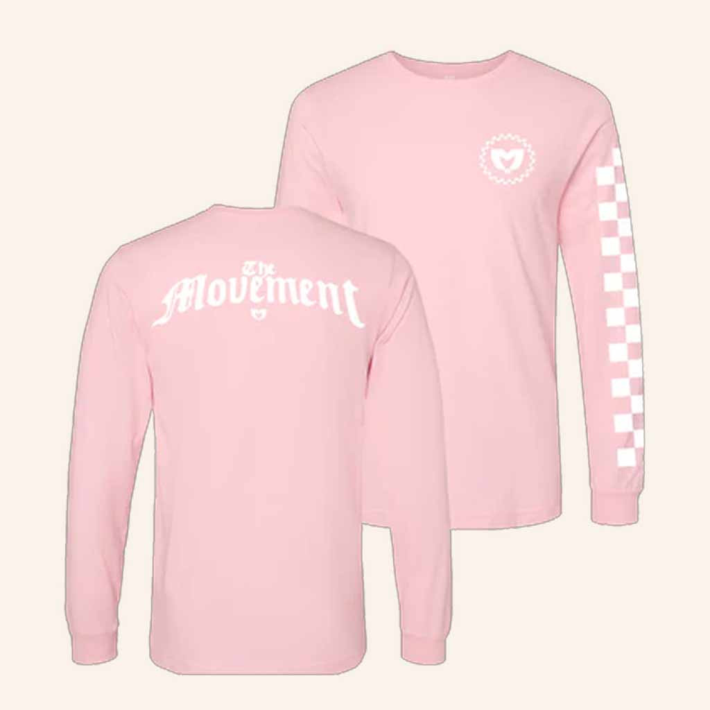 The Movement Vibe Merch Checker Brand Long Sleeve Shirt Music Lover Gift Ideas The Movement Vibe Merch Checker Brand Long Sleeve Shirt Music Lover Gift Ideas