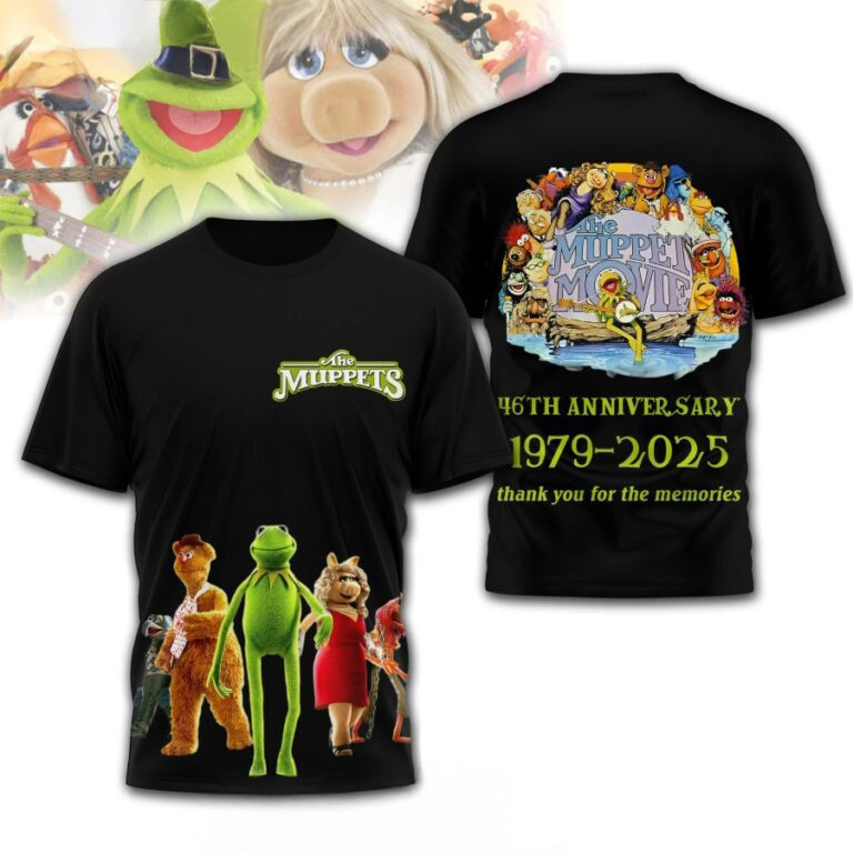 The Muppets Movie 46th Anniversary 3D Shirt Gift Ideas For Fans