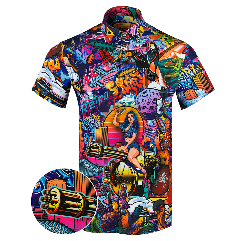 The Mural Button Down Shirt Tactical Hawaiian Shirt Christmas Gifts For Dudes The Mural Button Down Shirt Tactical Hawaiian Shirt Christmas Gifts For Dudes