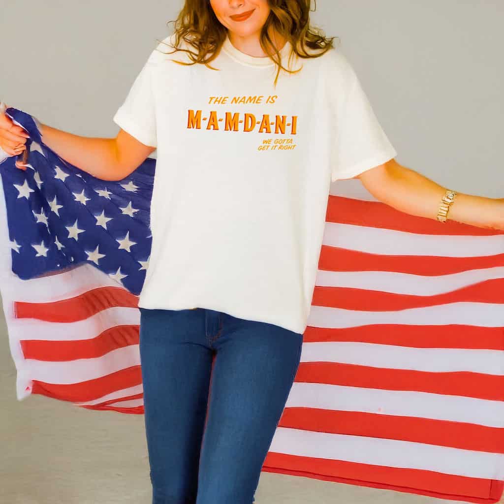 The Name Is Mamdani T-Shirt Mayor Mamdani 2025 Progressive Tee Gifts For Fans