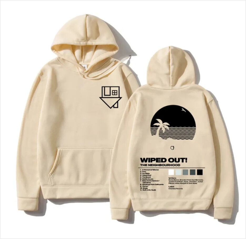 The Neighbourhood Band Wiped Out Album Hoodie Gifts For Brother Trendy Merch