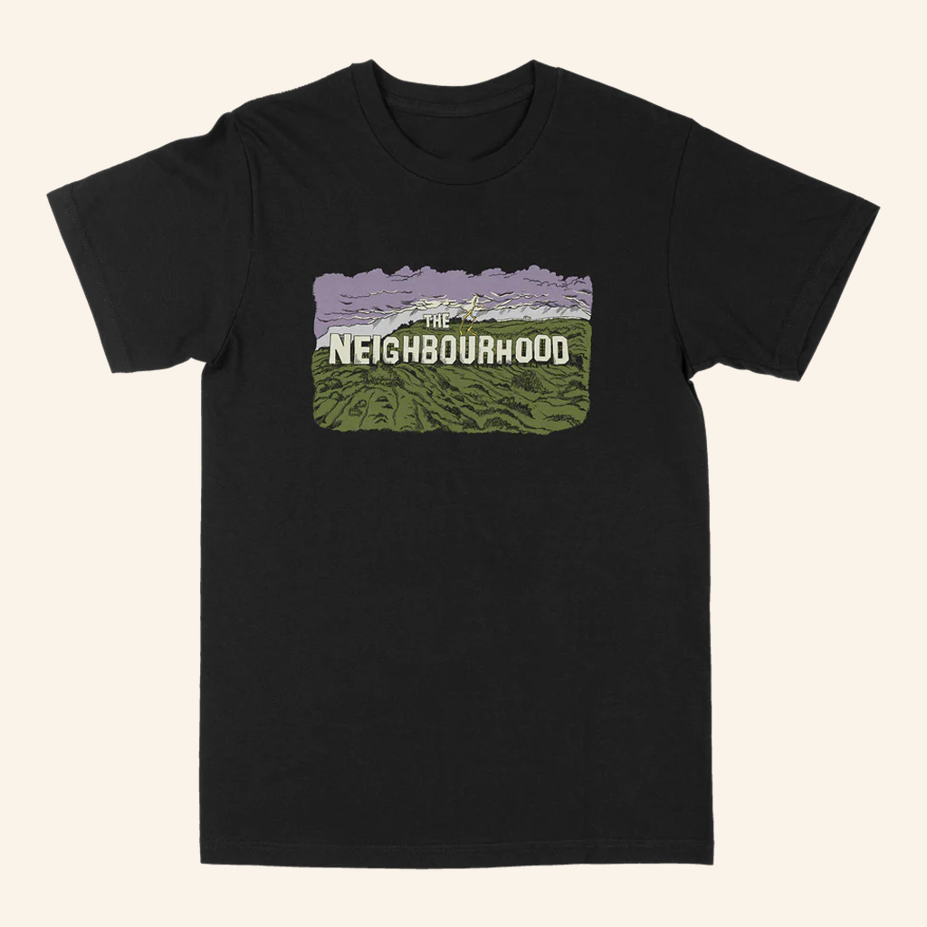 The Neighbourhood Merch Hollywood Sign T-Shirt Xmas Gifts For Rock Fans The Neighbourhood Merch Hollywood Sign T-Shirt Xmas Gifts For Rock Fans