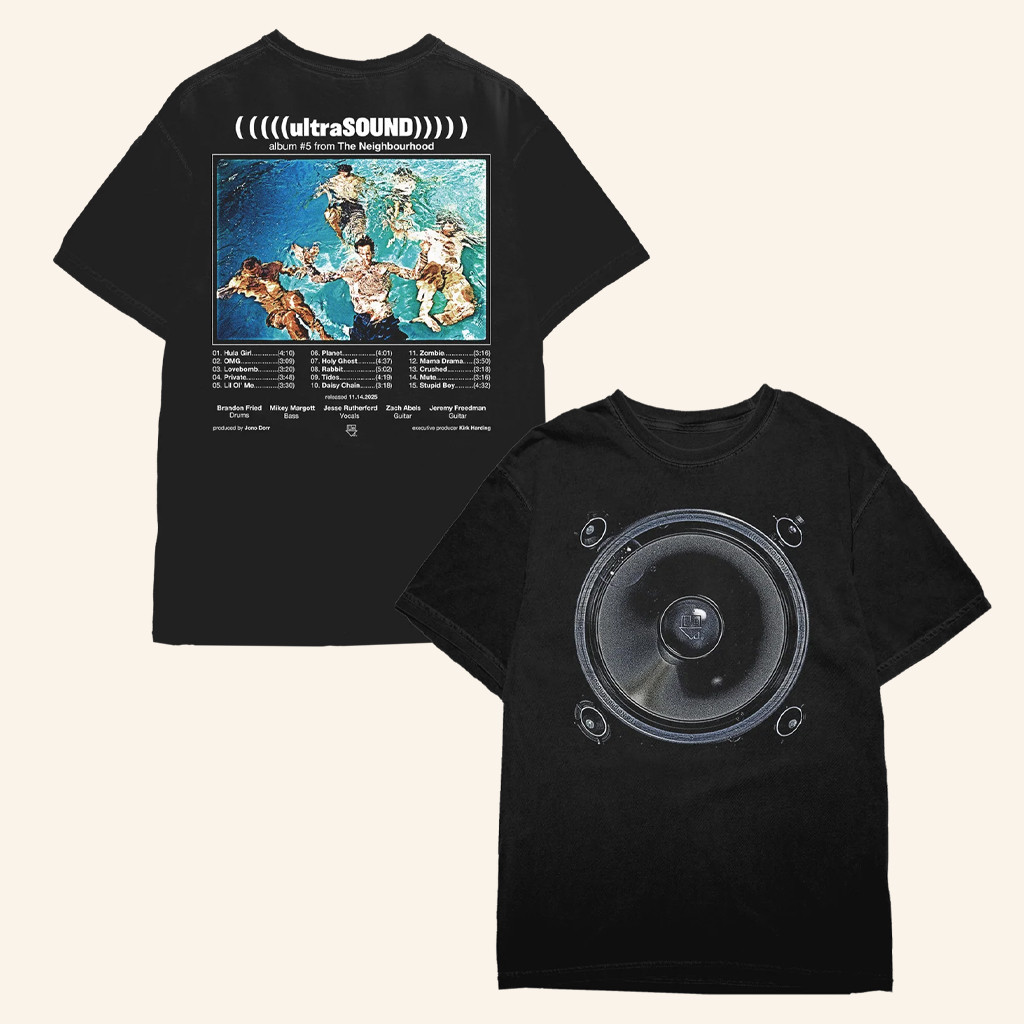 The Neighbourhood Merch Ultrasound Album T-Shirt Presents For Rock Music Lovers