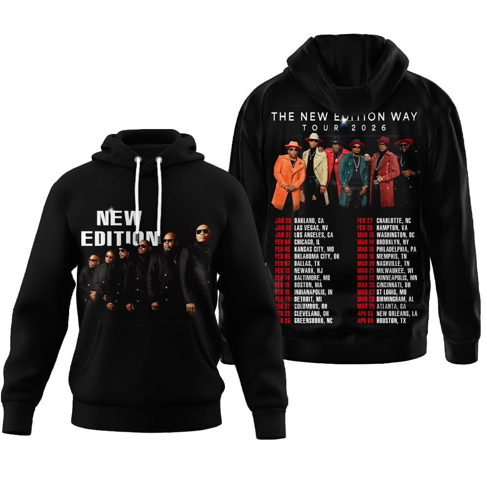 The New Edition Way Tour 2026 Hoodie Fan Apparel Gift Ideas For Him The New Edition Way Tour 2026 Hoodie Fan Apparel Gift Ideas For Him