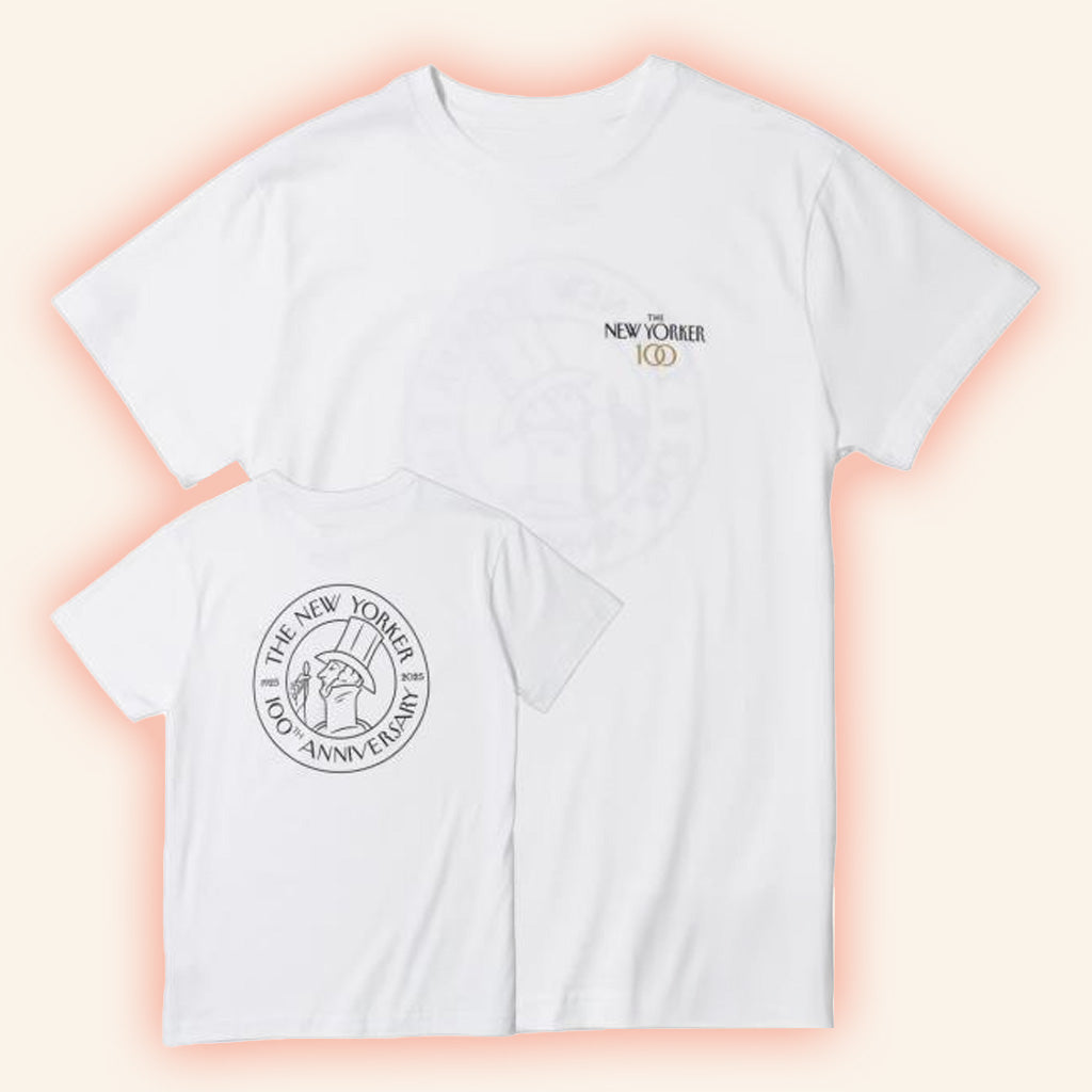 The New Yorker Merch The 100Th Anniversary White Shirt Dad Gifts The New Yorker Merch The 100Th Anniversary White Shirt Dad Gifts