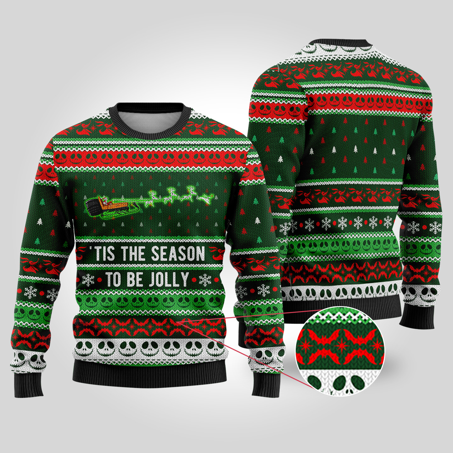 The Night Before Christmas Sweater For Men And Women Forest Green Holiday Merch That Makes a Perfect Christmas Gift