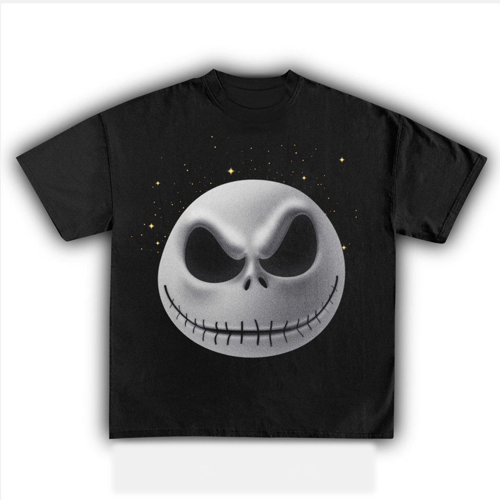 The Nightmare Before Christmas Jack Skellington Big Face T-Shirt Gifts For Friends The Nightmare Before Christmas Jack Skellington Big Face T-Shirt Gifts For Friends