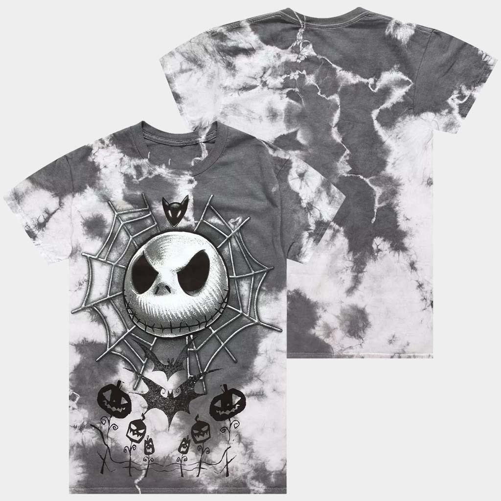 The Nightmare Merch The Nightmare Before Christmas Jack Spiderweb Tie Dye T-Shirt BFF Gifts The Nightmare Merch The Nightmare Before Christmas Jack Spiderweb Tie Dye T-Shirt BFF Gifts