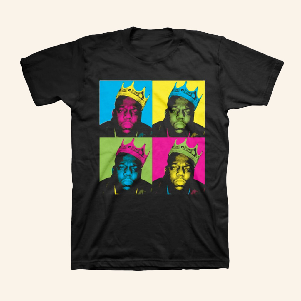 The Notorious BIG Merch Biggie Smalls Black T-Shirt Christmas Gift Ideas For Fans The Notorious BIG Merch Biggie Smalls Black T-Shirt Christmas Gift Ideas For Fans