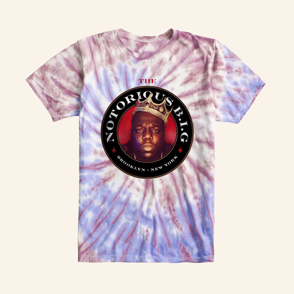 The Notorious BIG Merch Brooklyn New York Tie Dye T-Shirt Xmas Presents For Him The Notorious BIG Merch Brooklyn New York Tie Dye T-Shirt Xmas Presents For Him