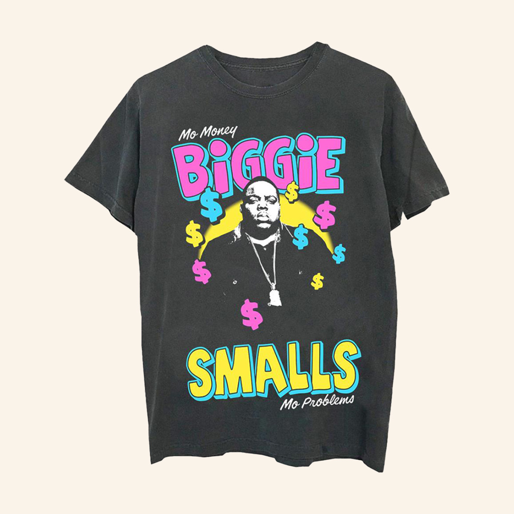 The Notorious BIG Merch No Money No Problems T-Shirt Christmas Presents For Him The Notorious BIG Merch No Money No Problems T-Shirt Christmas Presents For Him