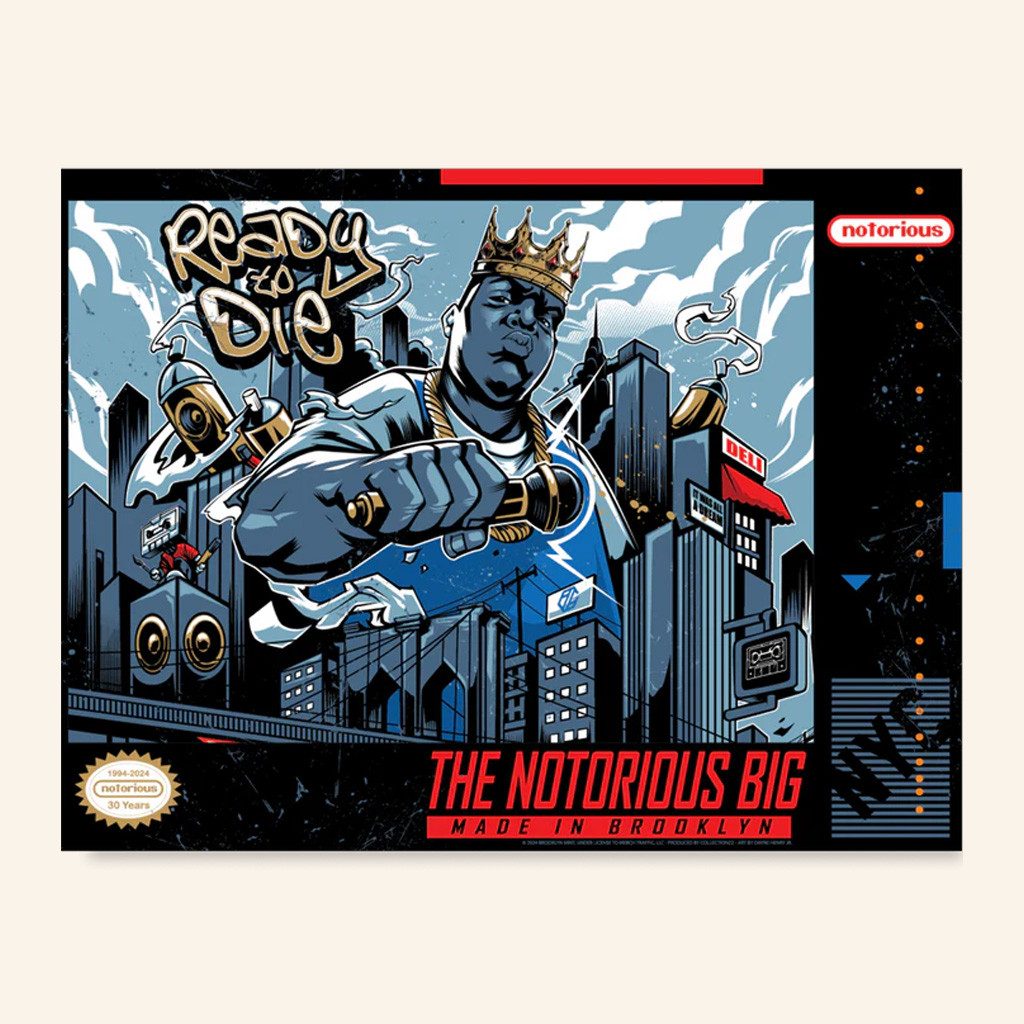 The Notorious BIG Merch Ready To Die Juicy SNES Poster Xmas Presents For Him The Notorious BIG Merch Ready To Die Juicy SNES Poster Xmas Presents For Him