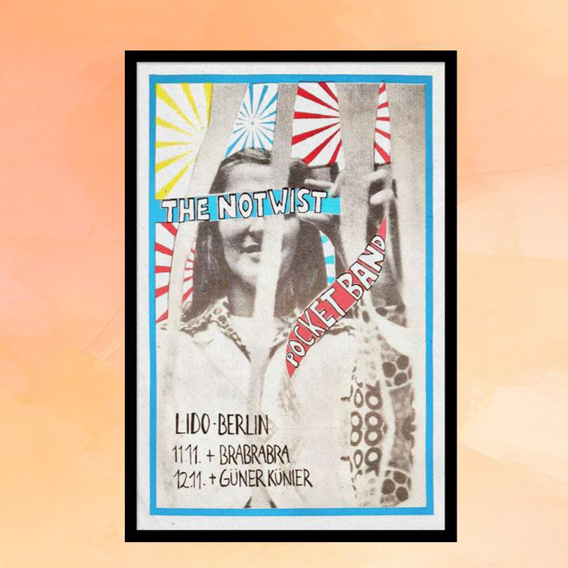 The Notwist And Pocket Band Lido Berlin Nov 11 12 2025 Concert Poster Fan Merch Wall Decor