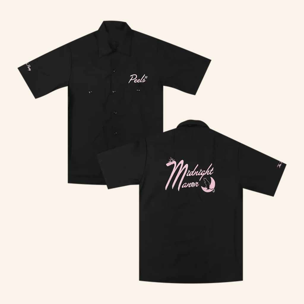 The Nude Party Merch Peels Midnight Manor Black Button Up Shirt Gift Ideas For Husband The Nude Party Merch Peels Midnight Manor Black Button Up Shirt Gift Ideas For Husband