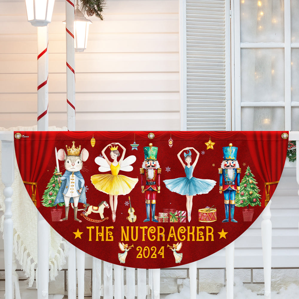 The Nutcracker 2024 Nutcracker Ballet Christmas Non Pleated Fan Flag