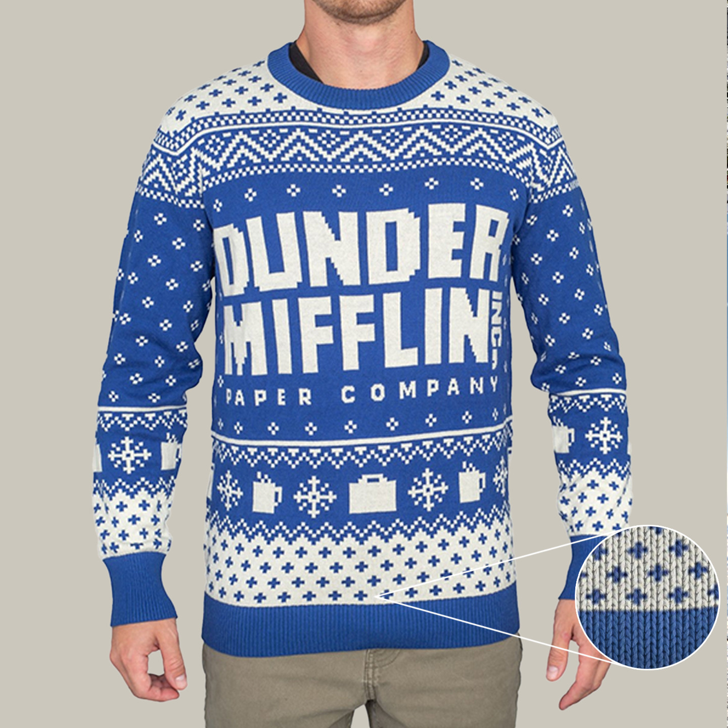 The Office Dunder Mifflin Ugly Christmas Sweater Ugly Holiday Sweater Best Christmas Gift Ideas