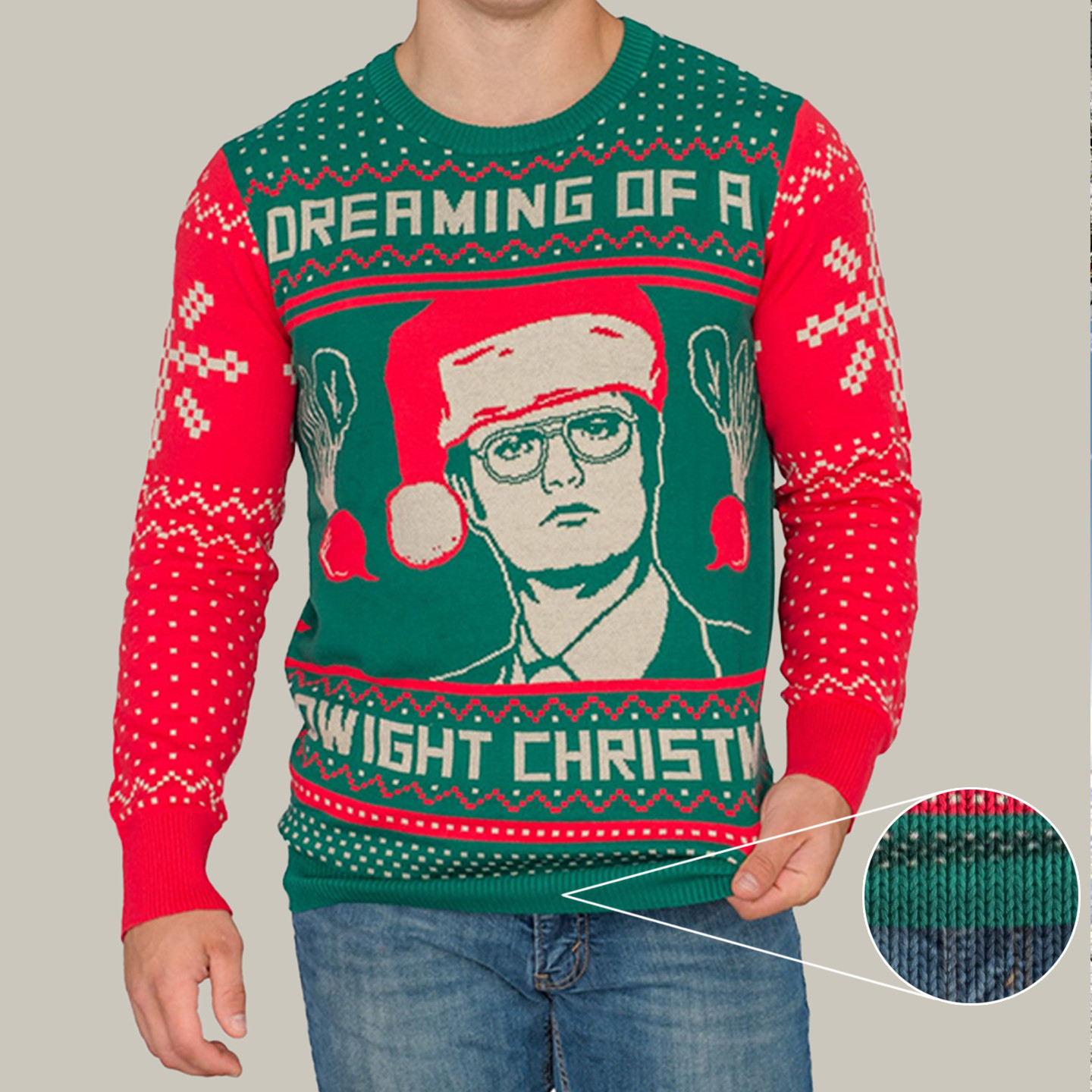 The Office Dwight Schrute Christmas Beets Ugly Christmas Sweater Funny Xmas Jumper Dad Gifts