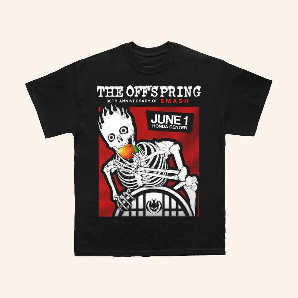 The Offspring Merch 30th Anniversary Of Smash Show T-Shirt Gift Ideas For Music Lovers The Offspring Merch 30th Anniversary Of Smash Show T-Shirt Gift Ideas For Music Lovers
