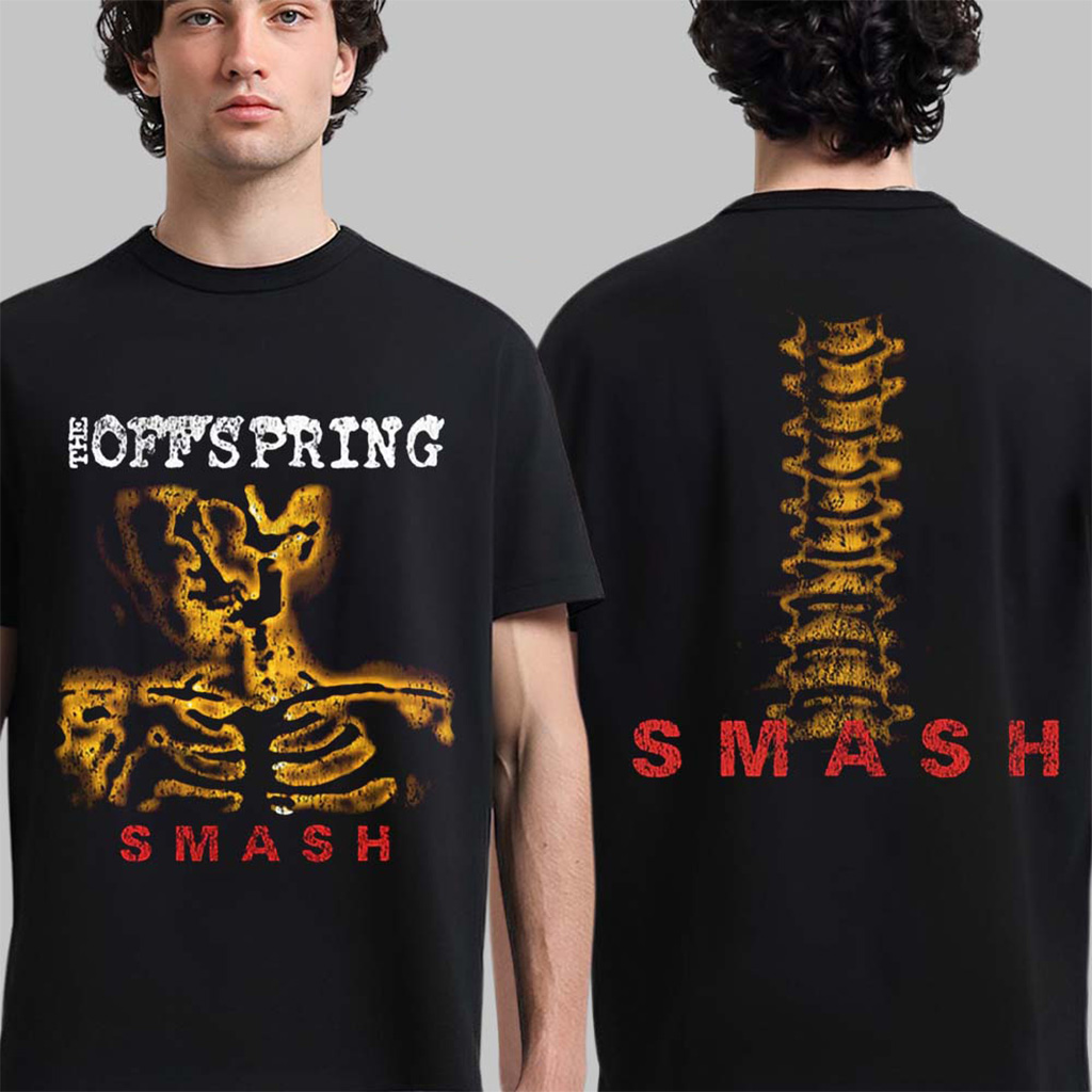 The Offspring Supercharged Worldwide 2026 Merch Smash Album T-Shirt The Offspring Merch