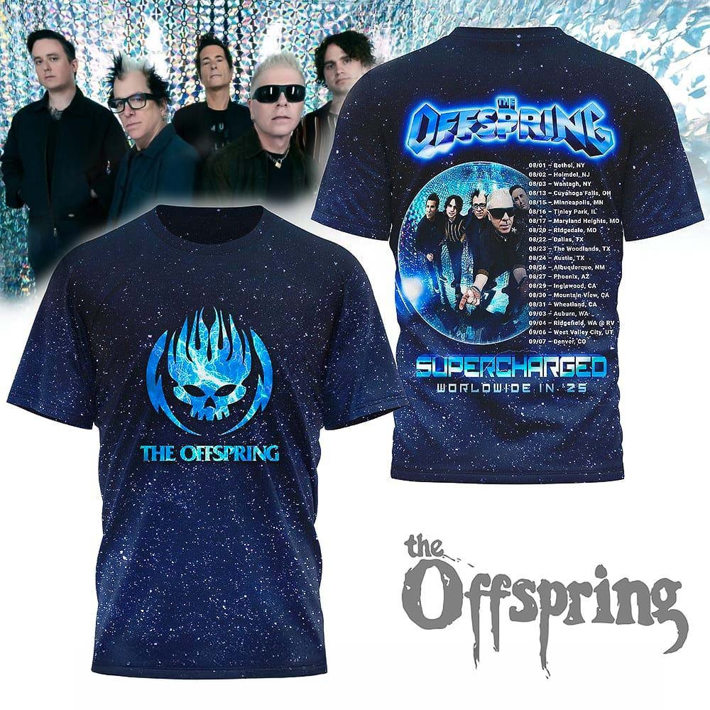 The Offspring Supercharged Worldwide In 25 T-Shirt Music Gifts For Women
