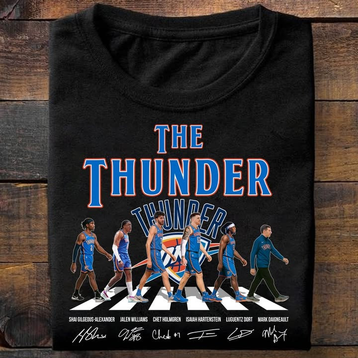 The Oklahoma City OKC Thunder Legends T-Shirt Signature OKC Thunder Fan Merch Gifts