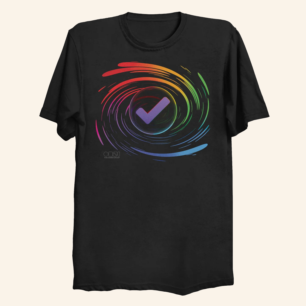 The Omni Group Merch Omnifocus 4 Vortex Of Productivity T-Shirt Xmas Presents For Him The Omni Group Merch Omnifocus 4 Vortex Of Productivity T-Shirt Xmas Presents For Him