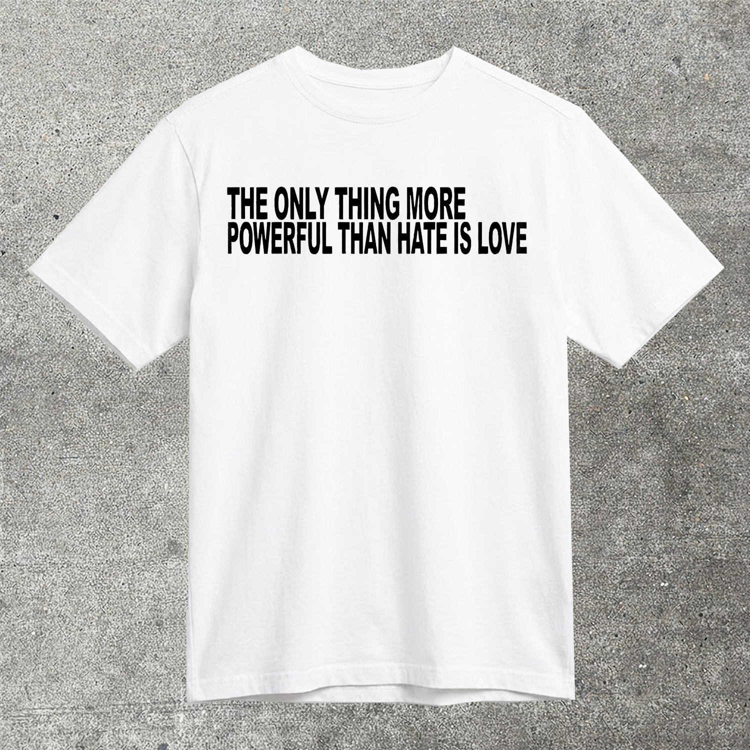 The Only Thing More Powerful Than Hat Is Love T-Shirt Bad Bunny Clothes Super Bowl Gift For Him