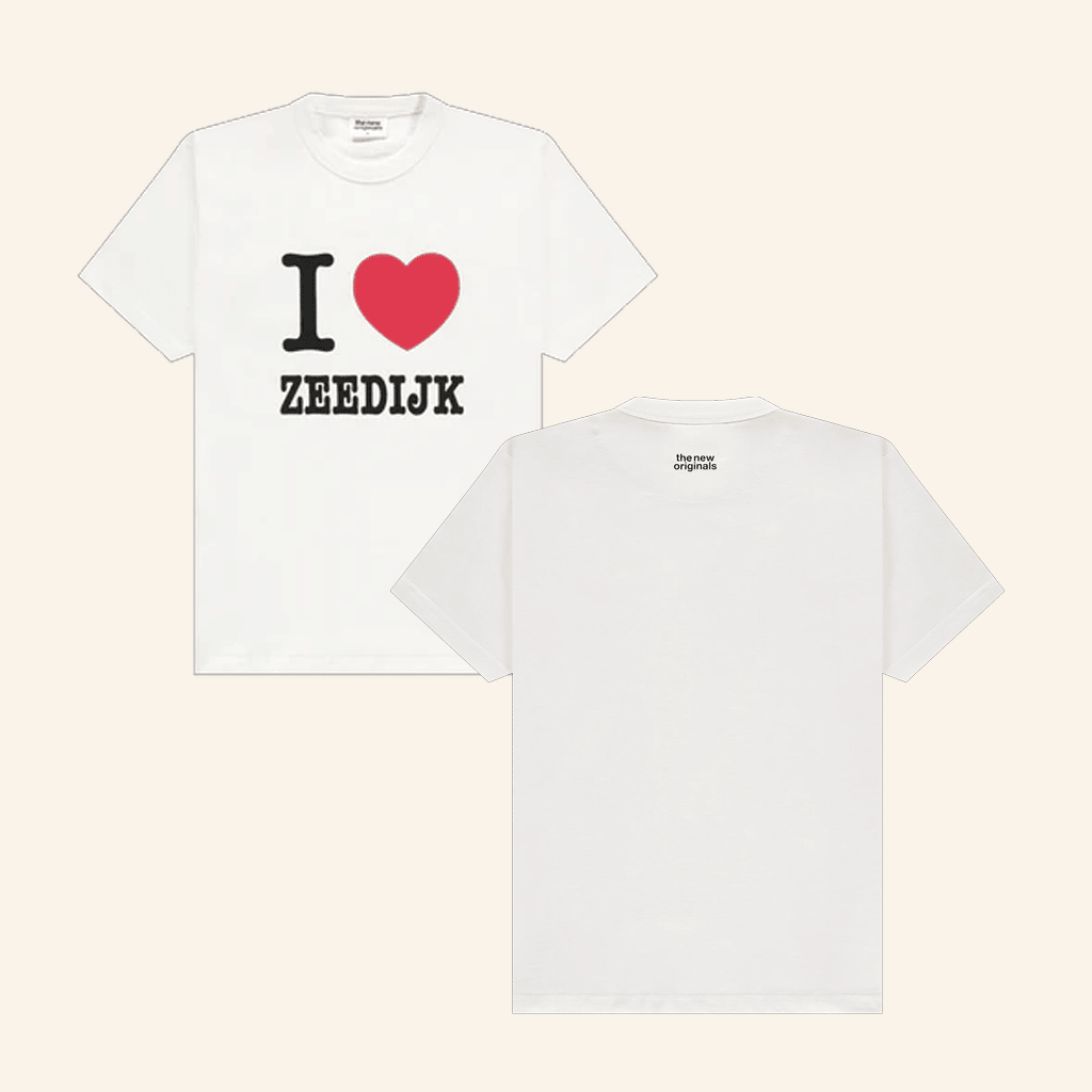 The Originals Merch I Love Zeedijk Slub T-Shirt White Gift For Him Her
