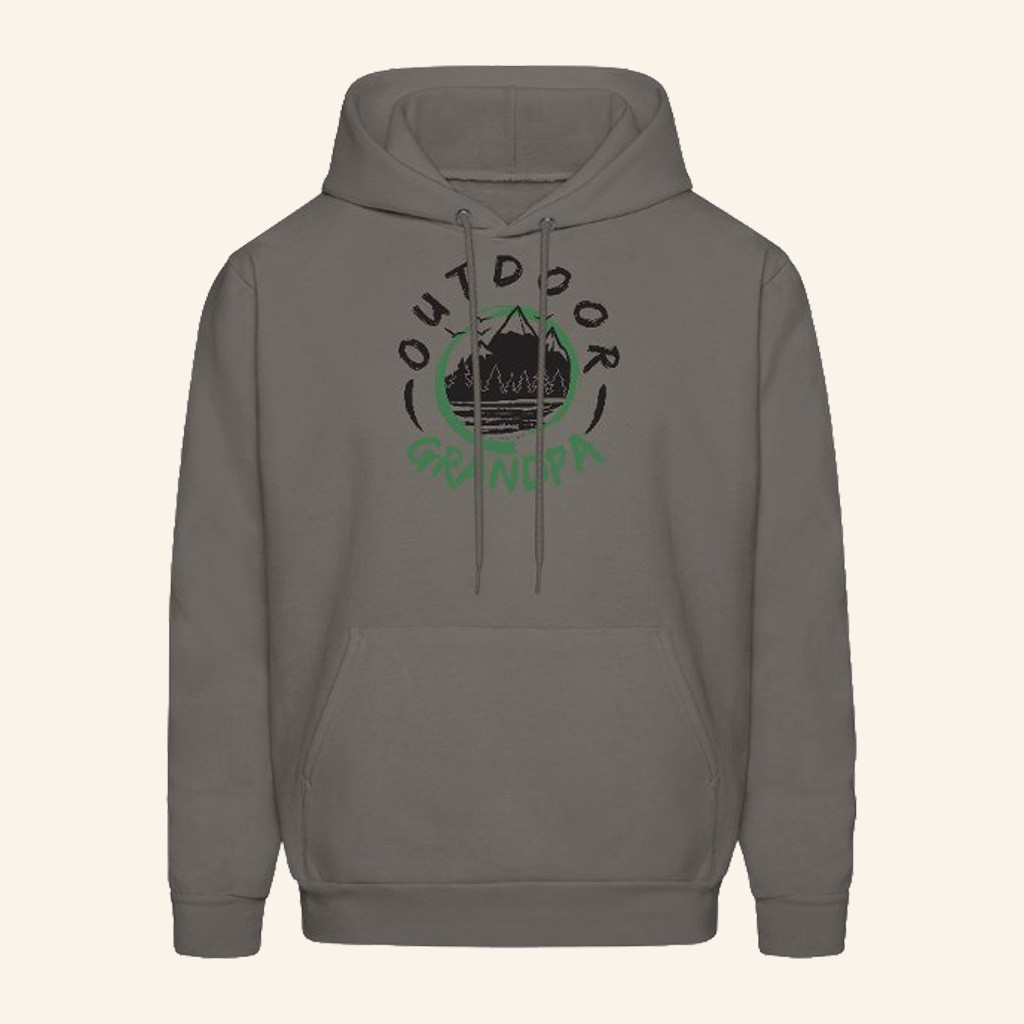 The Outdoor Boys Merch Outdoor Grandpa Hoodie Birthday Gift For Grandpa