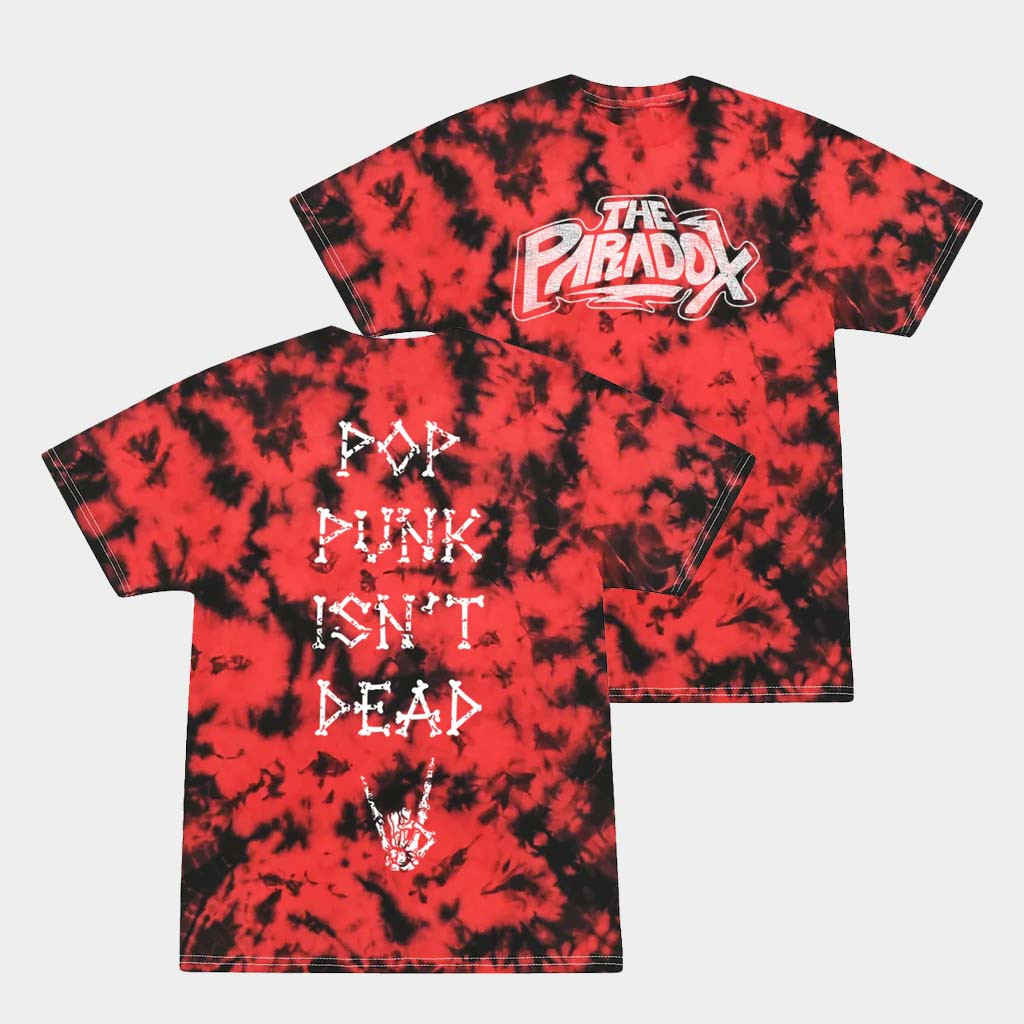 The Paradox Merch Pop Punk Isn't Dead Tie Dye T-Shirt Best Birthday Gift For Brother