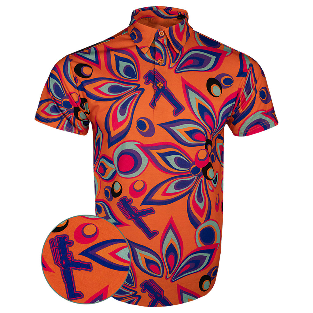 The Party Polo Shirt Gun Print Polo Shirt Cool Christmas Gifts For Friends The Party Polo Shirt Gun Print Polo Shirt Cool Christmas Gifts For Friends