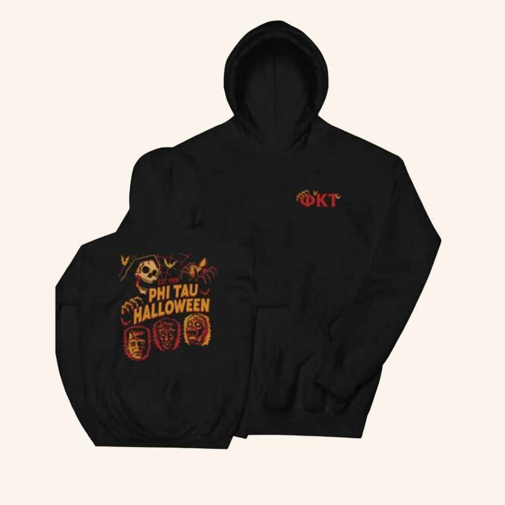 The Phi Tau Merch Phi Tau Halloween Hoodie Gift Ideas For Friends The Phi Tau Merch Phi Tau Halloween Hoodie Gift Ideas For Friends