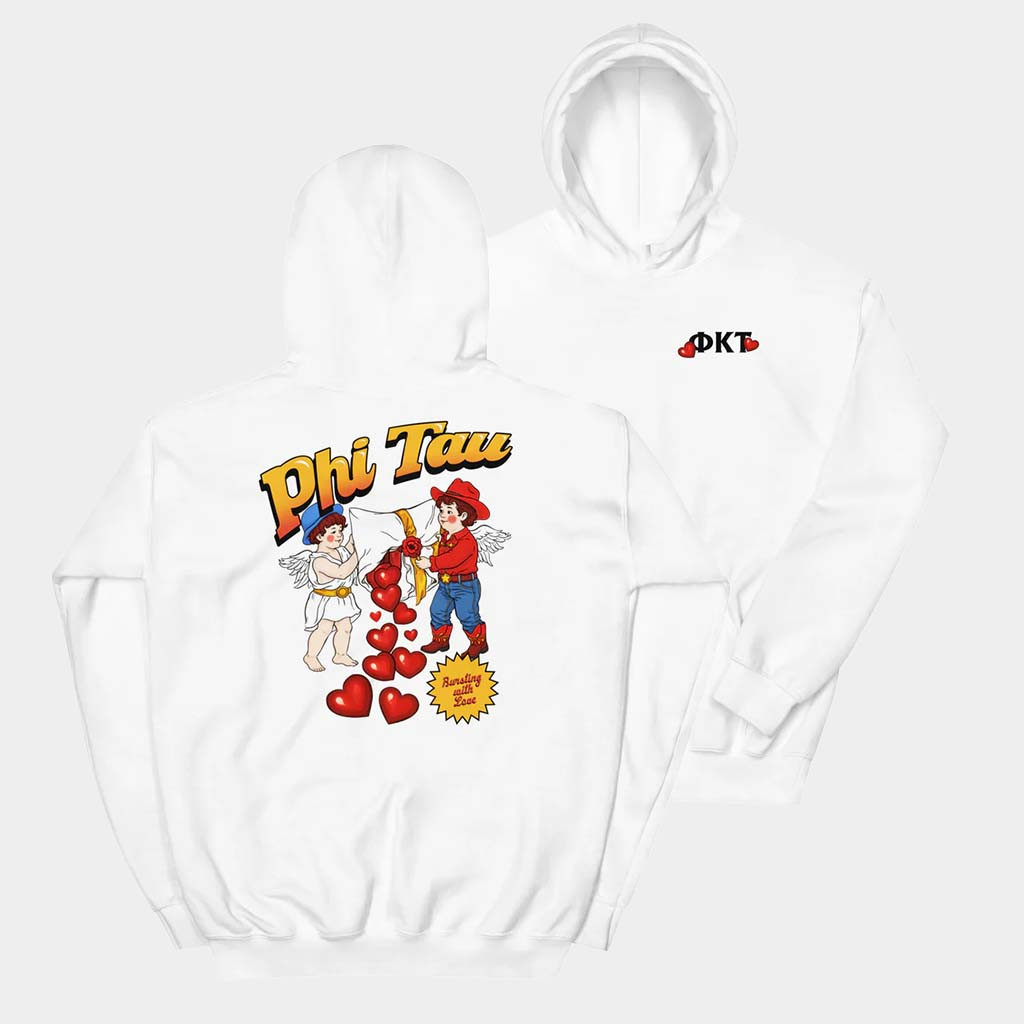 The Phi Tau Merch Phi Tau Valentine's Hoodie Gifts For Girlfriend