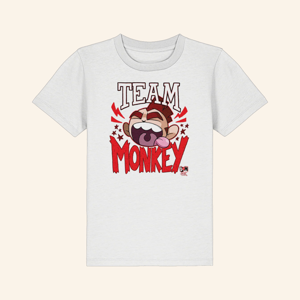 The Phoenix Comic Merch Bunny Vs Monkey Team Monkey T-Shirt Gifts For Son