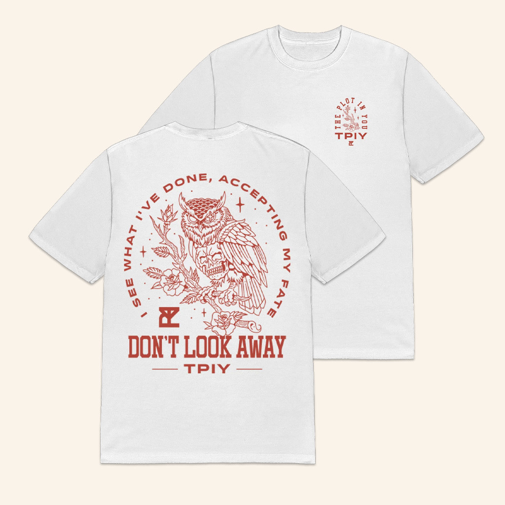 The Plot In You Merch White Owl T-Shirt Gift Ideas For Music Lovers