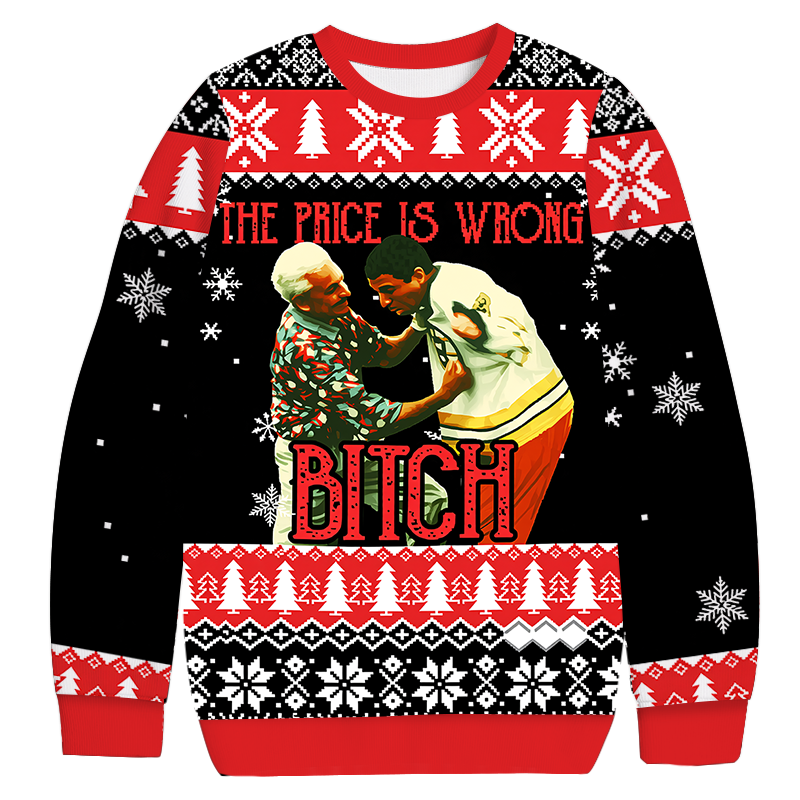 The Price Is Wrong Christmas Ugly Sweatshirt Funny Xmas Party Outfit Gift Ideas The Price Is Wrong Christmas Ugly Sweatshirt Funny Xmas Party Outfit Gift Ideas